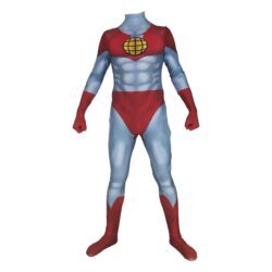 Fantasia Capitão Planeta e os Planetários Adulto Cosplay Traje Luxo Profissional