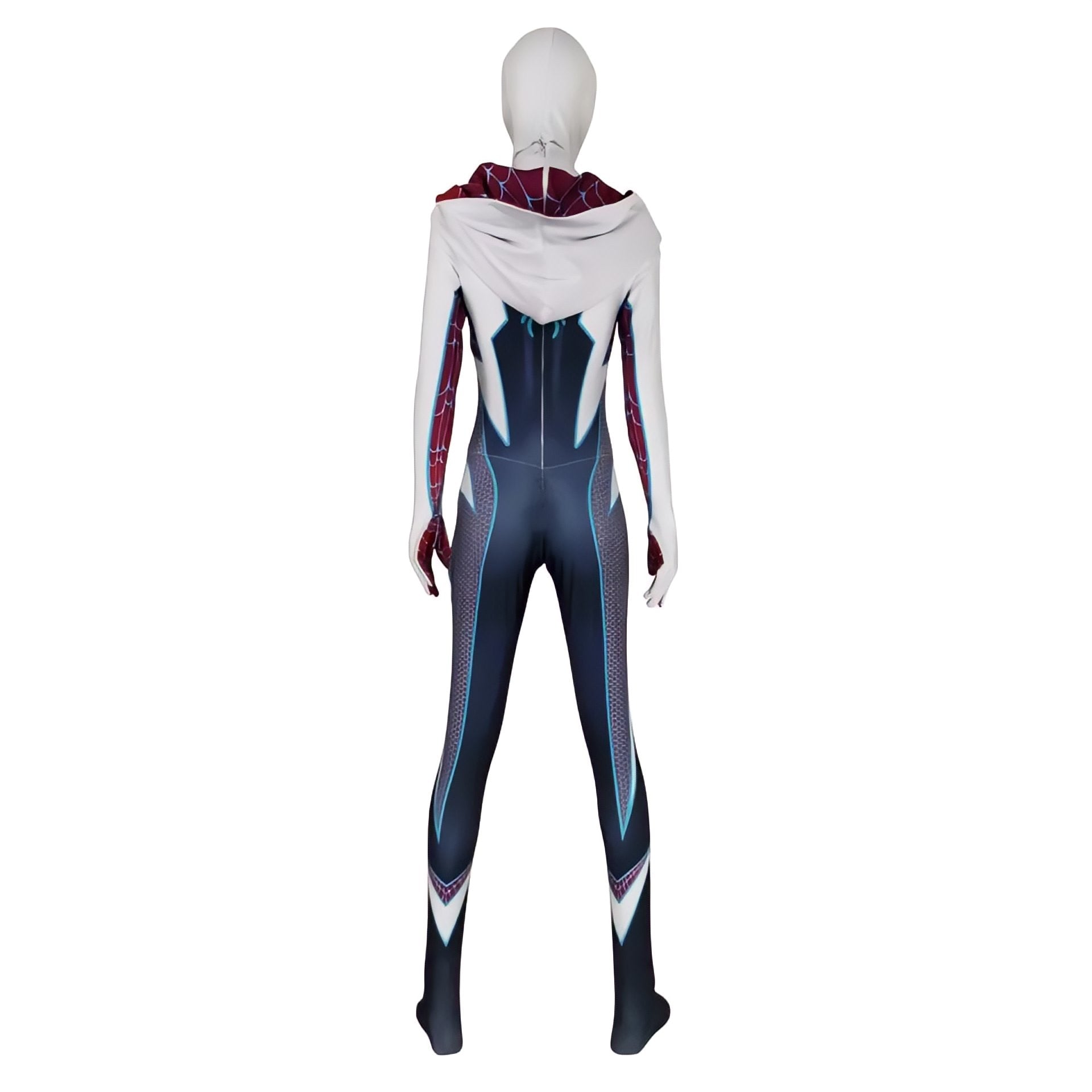 Fantasia Feminina Spider Gwen Mulher Aranha Adulto Cosplay Traje Luxo