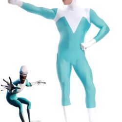Fantasia Gelado Os Incríveis Adulto Cosplay Traje Luxo Profissional