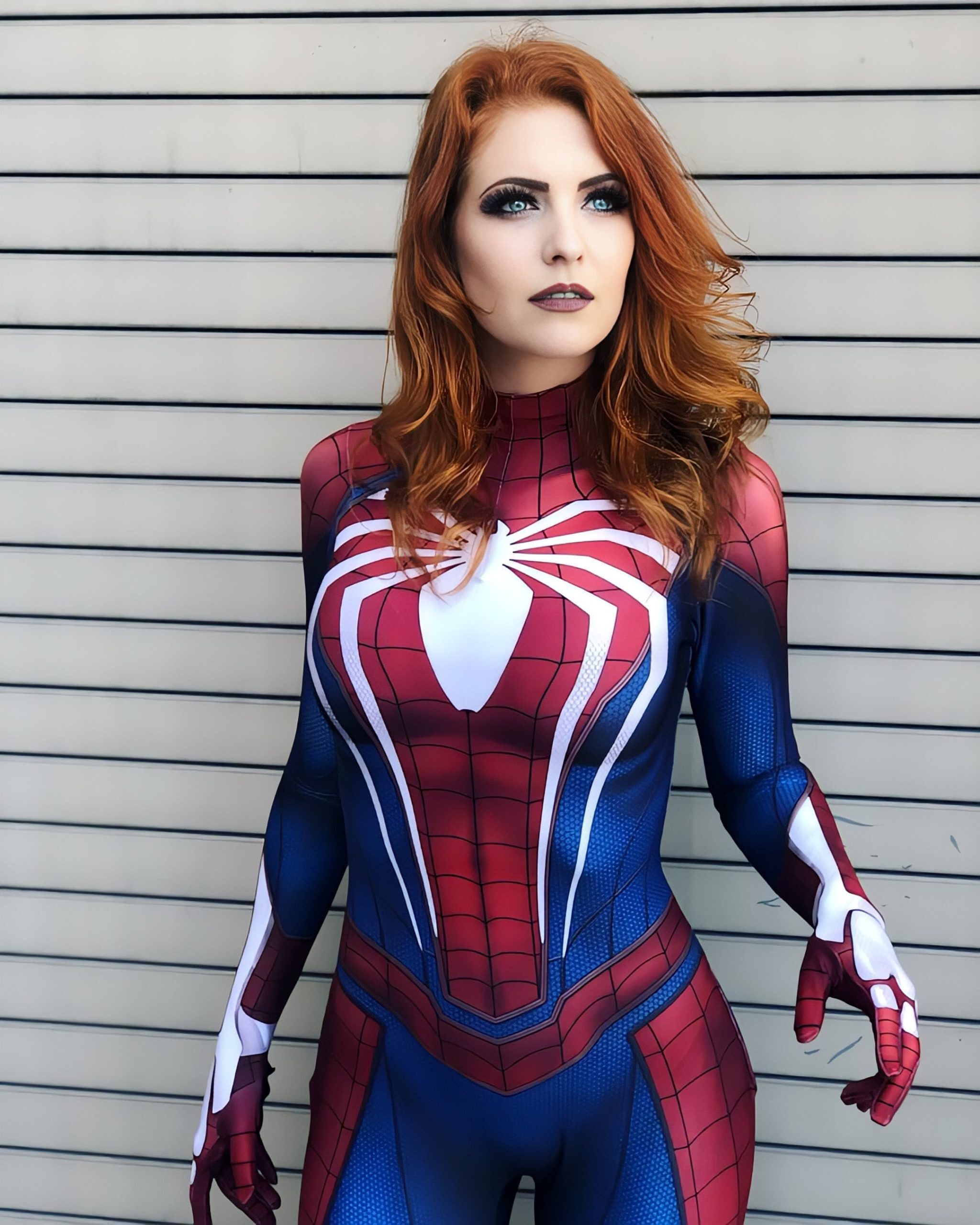 Fantasia Mulher Aranha Traje Avançado Game Cosplay Feminino Luxo Profissional - Imagem 5