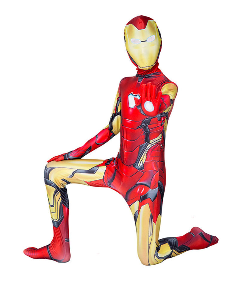 Fantasia Homem de Ferro Cosplay Infantil Traje crianças - Imagem 2