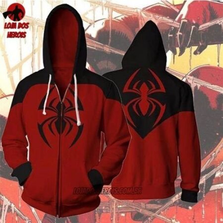 Jaqueta/Blusa/Casaco Homem Aranha Escarlate