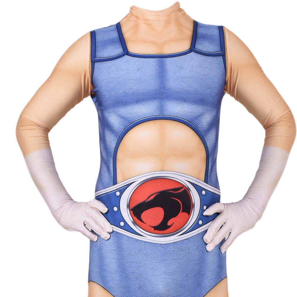 Fantasia Masculina Lion Thundercats Adulto Cosplay Traje Luxo - Imagem 3
