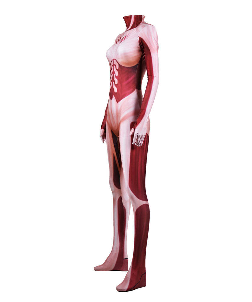 Fantasia Feminina Attack On Titan Adulto Cosplay Traje Luxo - Imagem 4