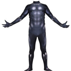 Fantasia Masculina Pantera Negra Hq Cosplay Traje Luxo