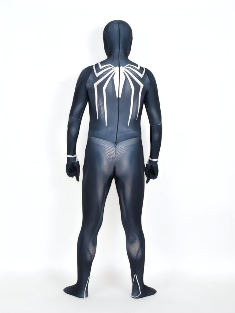 Fantasia Homem-Aranha Black Ps4 Game Cosplay Traje Luxo Profissional - Imagem 4