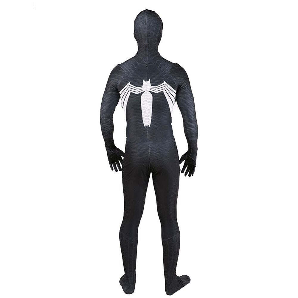 Fantasia Venom Eddie Brock Adulto Cosplay Traje Luxo Profissional - Imagem 4
