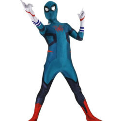Fantasia Midoriya Homem-Aranha Adulto Cosplay Luxo Traje Profissional