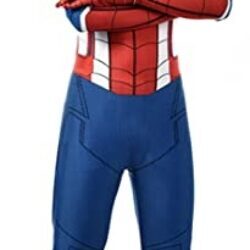 Fantasia Cosplay infantil Homem Aranha Capitão América Traje Luxo Profissional