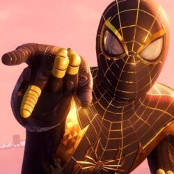 Fantasia Homem-Aranha Miles Morales Game Ps5 Cosplay Traje Luxo Profissional