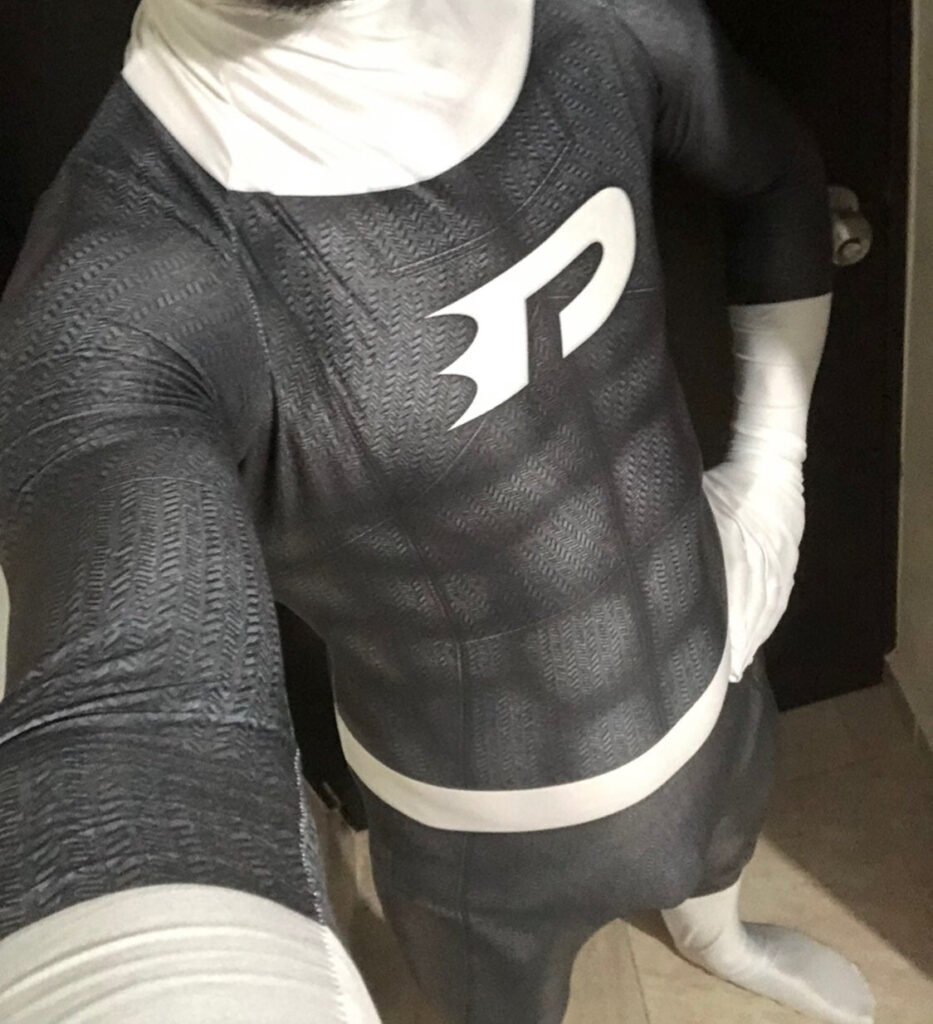 Fantasia Masculina Danny Phantom Adulto Cosplay Traje Luxo - Imagem 3