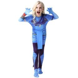 Fantasia Infantil Feminina Avatar Filme Cosplay Traje Luxo Crianças