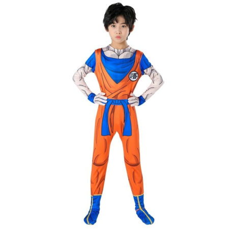 Fantasia Dragon Ball Cosplay Geek Goku Completo Algodão.