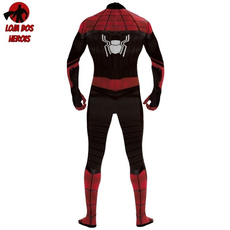 Fantasia Cosplay Heróis Homem Aranha Longe de Casa Masculina Eventos Festa - Imagem 2