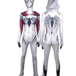 Fantasia Feminina Gwen Stacy Venom Adulto Cosplay Traje Luxo