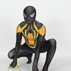 Fantasia Homem-Aranha Spider Armor MK II Adulto Cosplay Luxo Traje Profissional