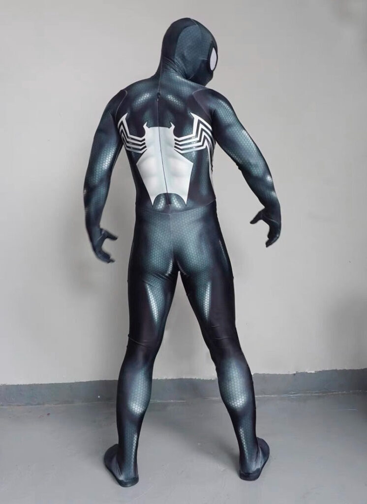 Fantasia Venom Simbionte Adulto Cosplay Traje Luxo - Imagem 2