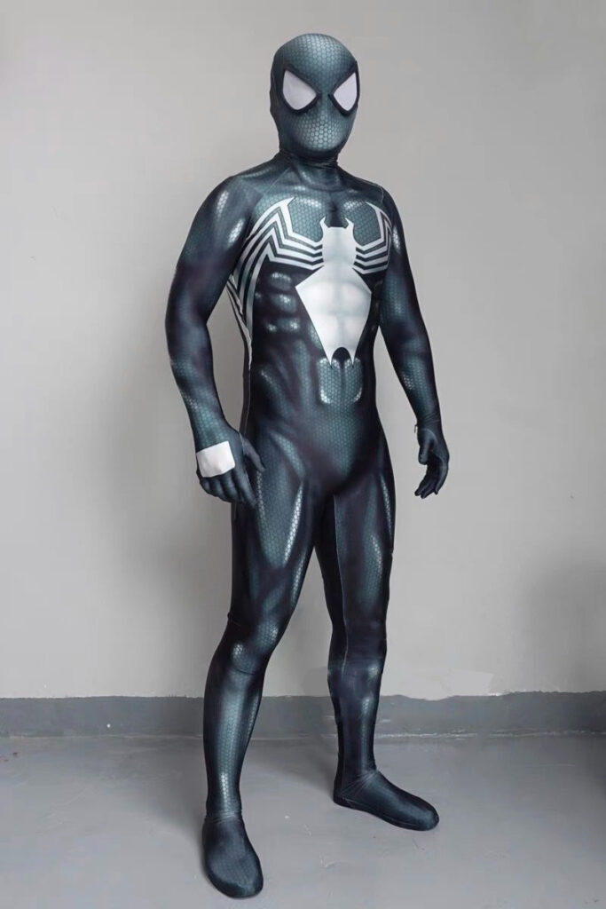 Fantasia Venom Simbionte Adulto Cosplay Traje Luxo - Imagem 3