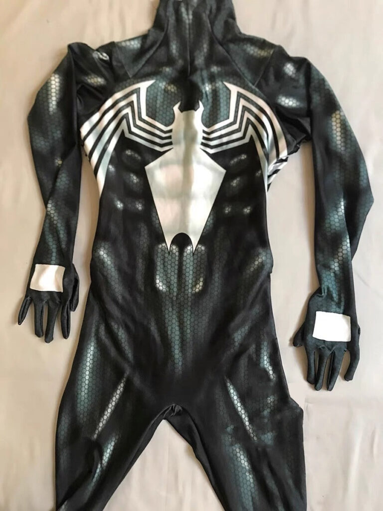 Fantasia Venom Simbionte Adulto Cosplay Traje Luxo - Imagem 4