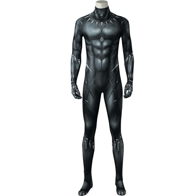 Fantasia Pantera Negra Vingadores filme Adulto Cosplay Traje Luxo profissional - Imagem 2