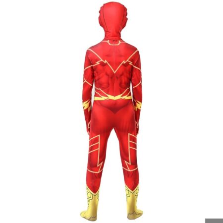 Fantasia Flash Desenho Clássico Cosplay Infantil Traje - Imagem 3