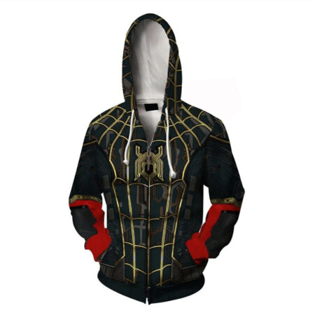 Blusa Jaqueta C/Zíper Homem-Aranha Sem Volta Para Casa Impressão 3D Full