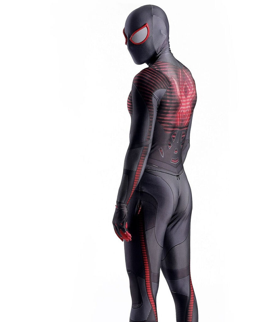 Fantasia Homem-Aranha Miles Morales 2020 Cosplay Traje Luxo Profissional - Imagem 4