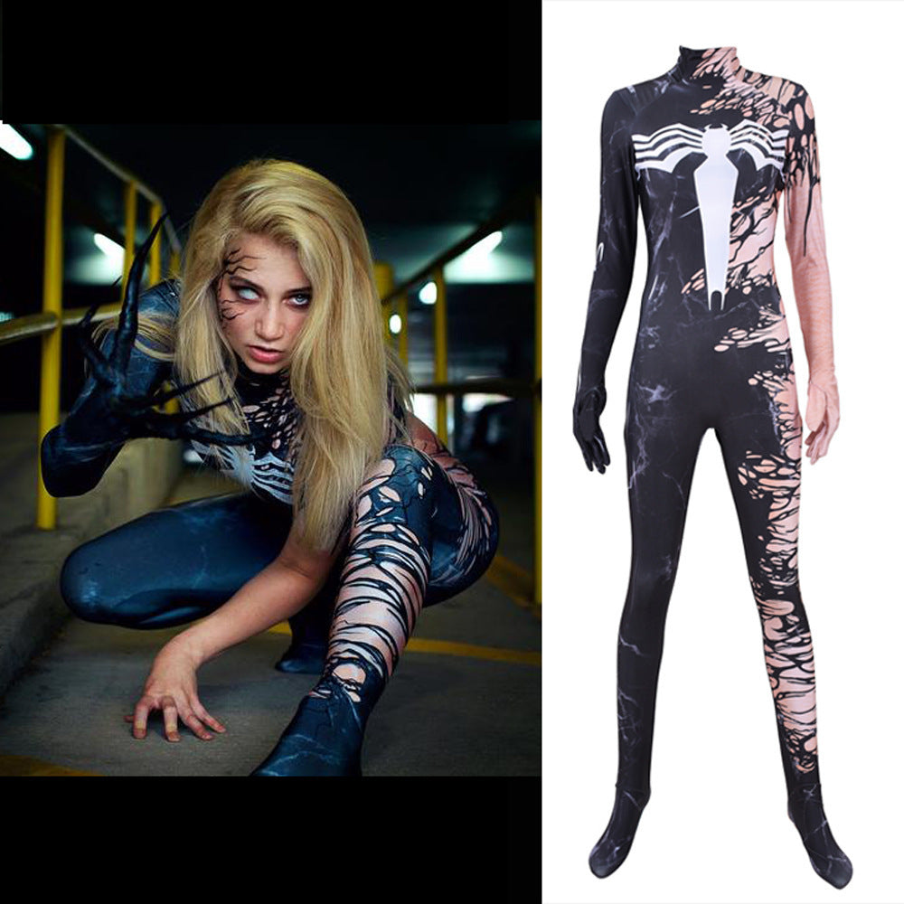 Comprar Fantasia Feminina Venom Simbionte Adulto Cosplay Traje Luxo preço  no Brasil loja online promoção Fantasias Cosplays Profissionais - Produto  item Ref:684823