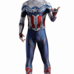 Fantasia Homem Aranha Capitão América Luxo profissional Cosplay
