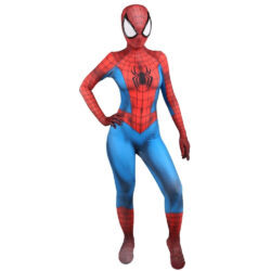Fantasia Feminina Homem-Aranha Ultimate Adulto Cosplay Luxo Traje Profissional