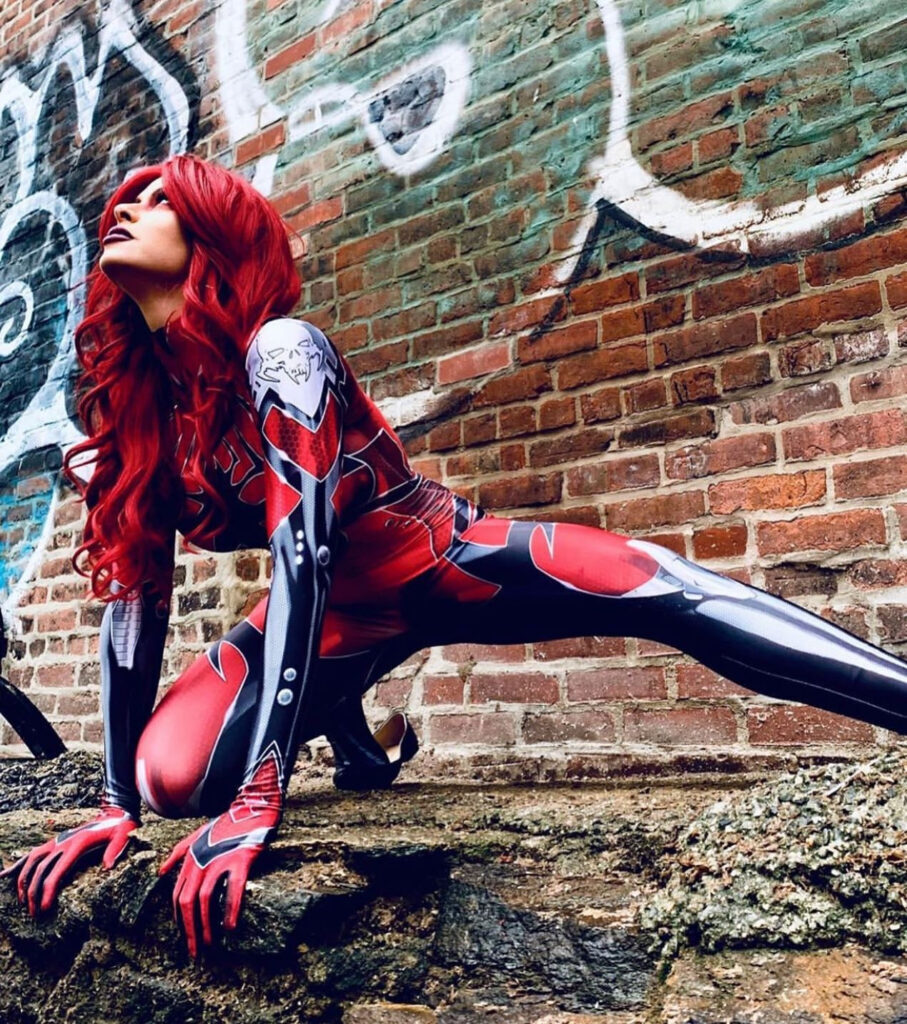 Fantasia Feminina Red Viúva Negra Traje Luxo Cosplay Mulheres - Imagem 3