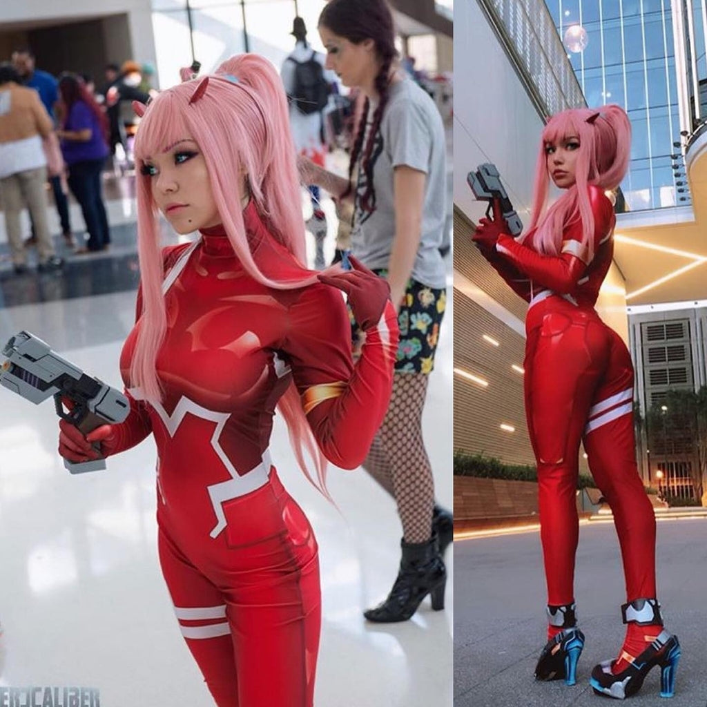 Comprar Fantasia Zero Two Completa Cosplay Feminino Luxo Traje Profissional  preço no Brasil loja online promoção Fantasias Cosplays Profissionais -  Produto item Ref:682029