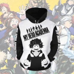 Blusa Jaqueta 3D Full My Hero Academia Anime Top