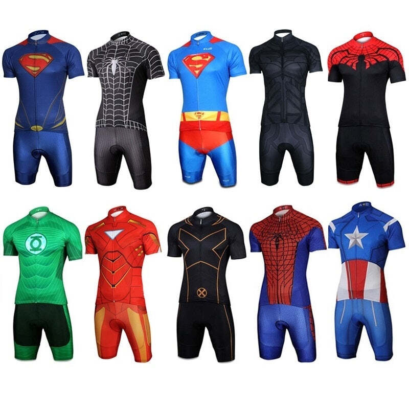 Macacão Ciclismo Homem Aranha Masculino e Feminino c/ Forro e Breteri Pedal - Imagem 4
