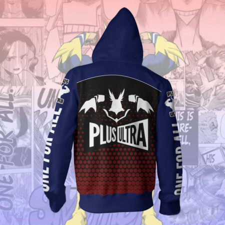 Blusa Jaqueta 3D Full All Might Plus Ultra My Hero Academia Anime Top - Imagem 2