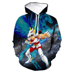 Blusa Jaqueta 3D Full Seiya Meteoro De Pégaso Anime Cavaleiros Do Zodíaco Top