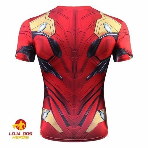 Camisa / Camiseta Hash Guard Homem De Ferro - Guerra Infinita Compressão - Imagem 2