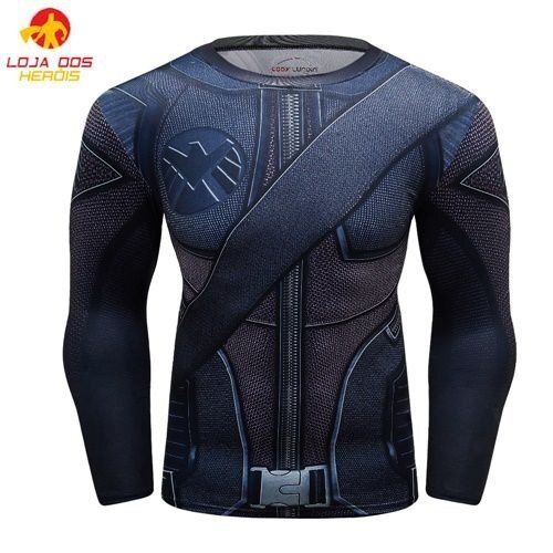 Camisa / Camiseta Hash Guard Gavião Arqueiro - Manga Longa Compressão