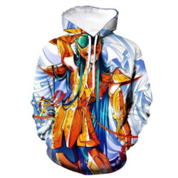 Blusa Jaqueta 3D Full Camus Cavaleiro De Ouro Anime Cavaleiros Do Zodíaco Top