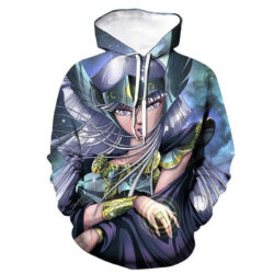 Blusa Jaqueta 3D Full Hilda De Polaris Anime Cavaleiros Do Zodíaco Top