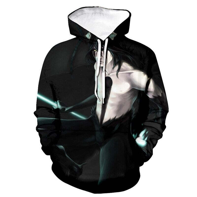 Blusa Jaqueta 3D Full Ulquiorra Cifer Anime Bleach Top