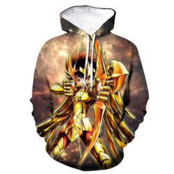 Blusa Jaqueta 3D Full Seiya Flecha Dourada Anime Cavaleiros Do Zodíaco Top