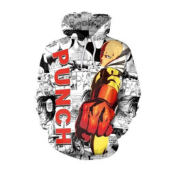 Blusa Jaqueta 3D Full Saitama Mangá Anime One Punch Man Top