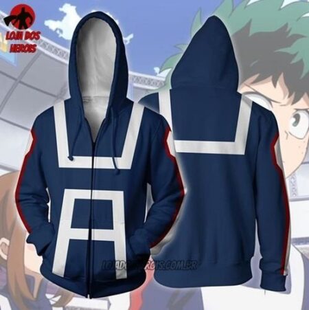 Jaqueta/Blusa/Casaco Uniforme MIDORIYA Anime My Hero Academia