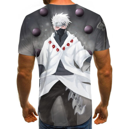 Camisa Camiseta Kakashi Rikudou Sennin Naruto Shippuden Anime Impressão 3D Full - Image 2