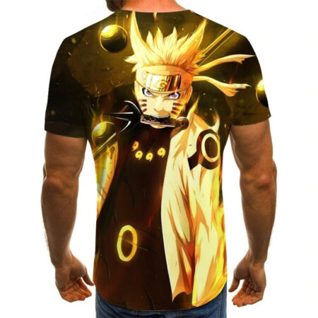 Camisa Camiseta Naruto Rikudou Sennin Impressão 3D Anime Naruto Shippuden - Image 2