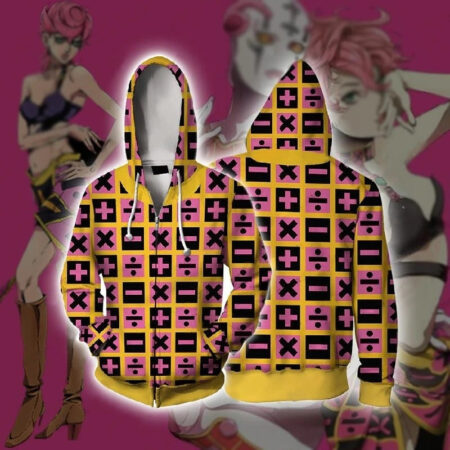 Jaqueta Blusa Casaco Trish Una Anime Jojo Adventure Vento Aureo Golden Wind