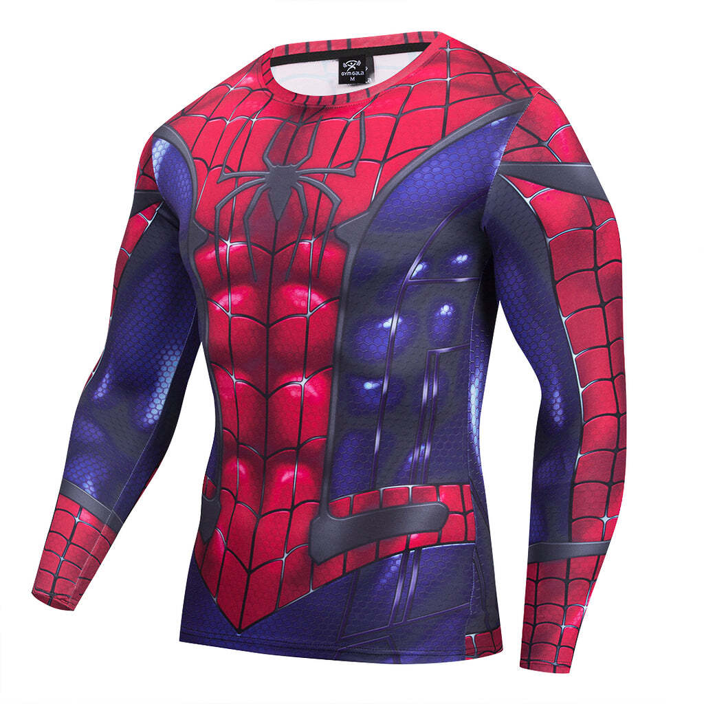 Camisa / Camiseta Homem Aranha Spiderman Clássico Manga Longa - Imagem 2
