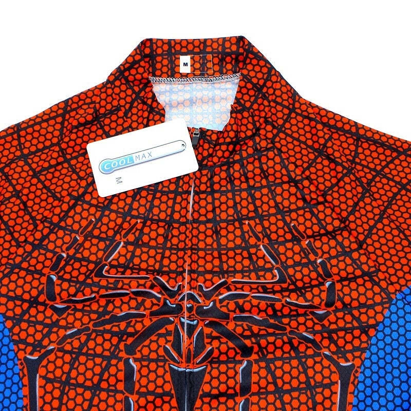 Macacão Ciclismo Homem Aranha Masculino e Feminino c/ Forro e Breteri Pedal - Imagem 3