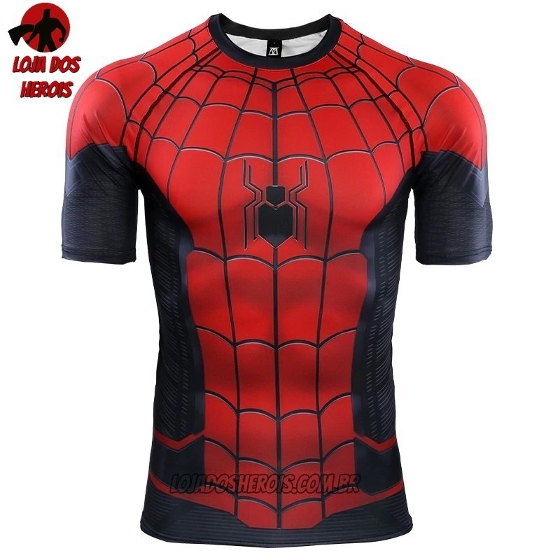 Camisa/Camiseta Hash Guard Homem Aranha Longe de Casa Vingadores - Imagem 3